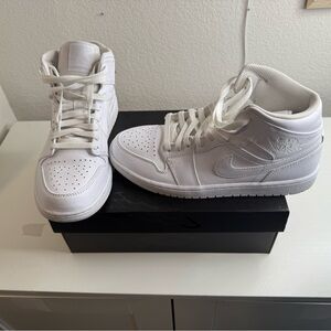 Jordan Athletic Shoes in White